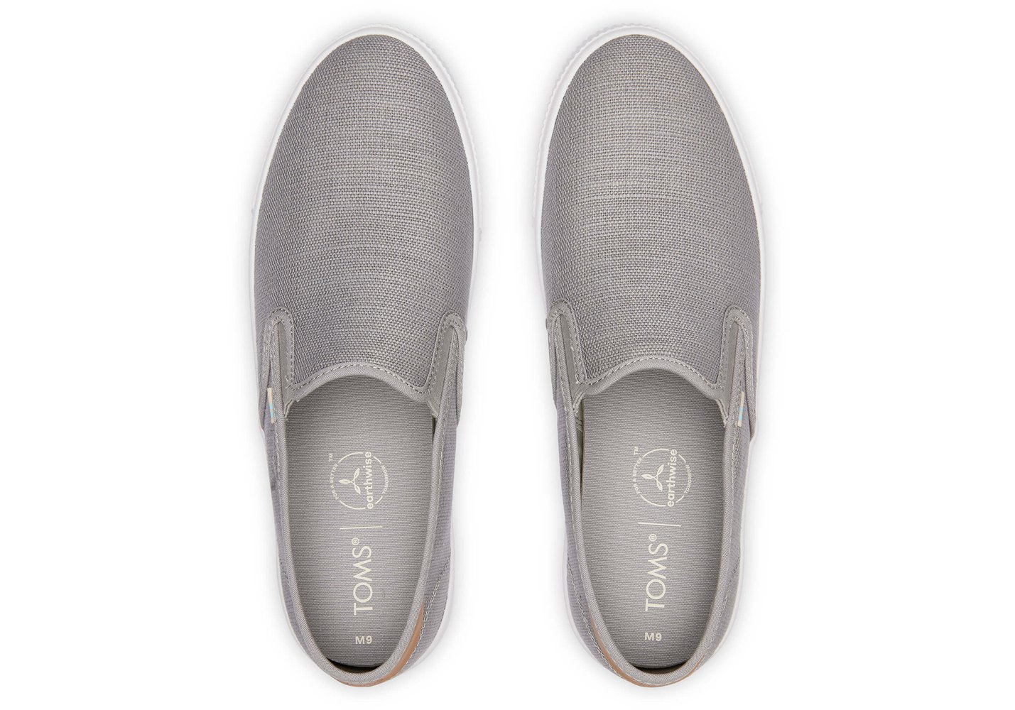 Toms Slip On Męskie Szare - Baja - 60WBYVPJE